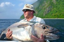 actual 60 kg dogtooth tuna catch