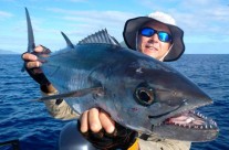 Shaun Maxwell friend caught dogtooth tuna