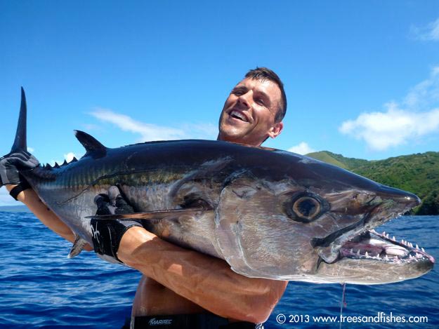 Shaun Maxwell enjoyed his dogtooth tuna fishing