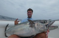 This 40kg dogtooth tuna is our trophy for this week