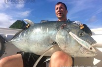 angler caught big GT Fish