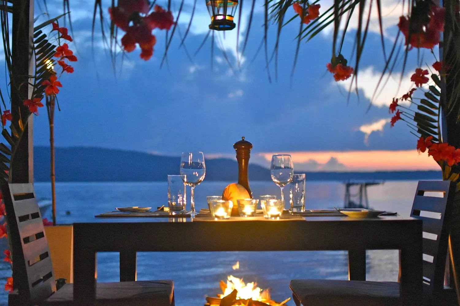 Gourmet Sunset Dining by the Beach at Trees and Fishes Vanuatu