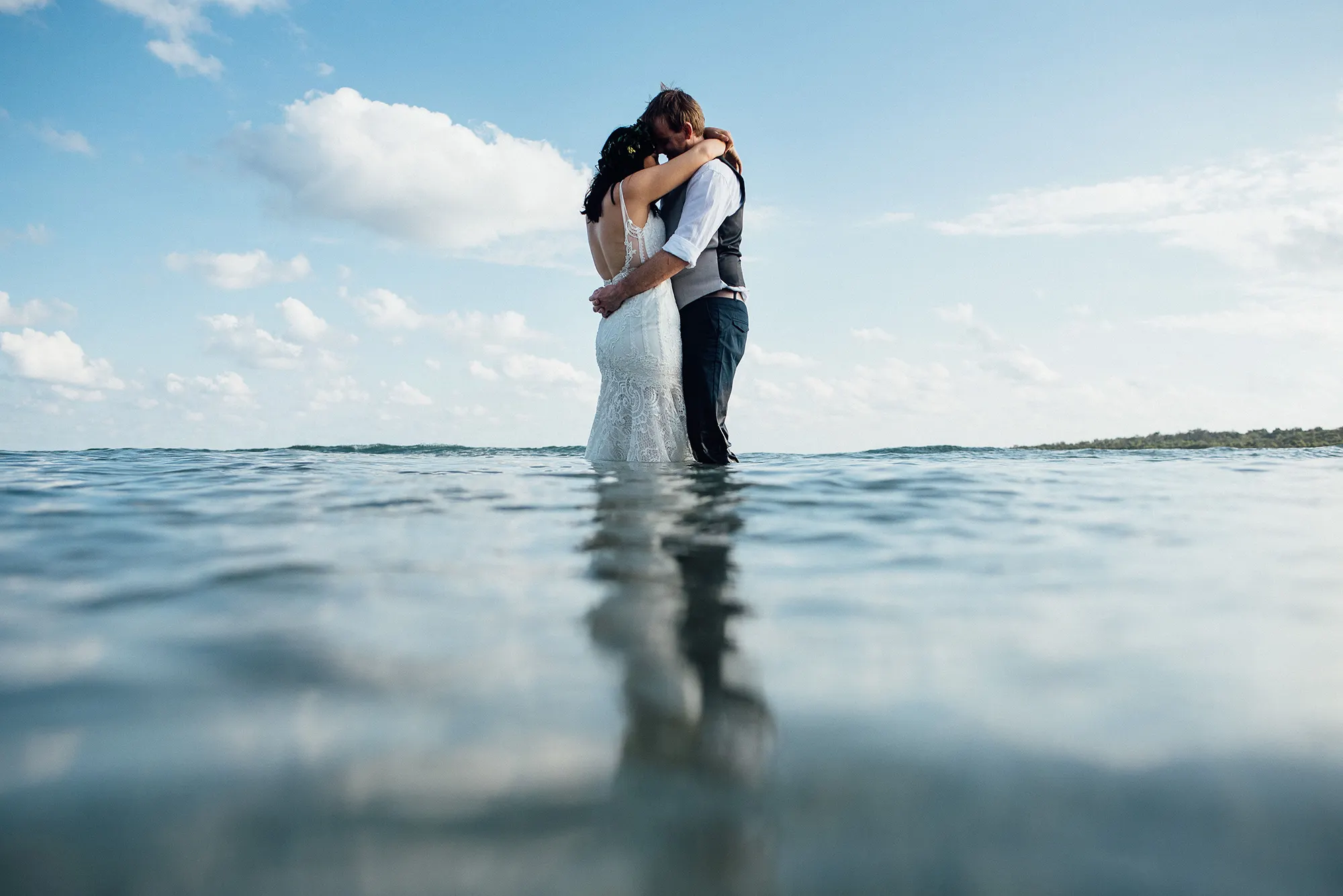 Tropical Island Wedding Venue Trees and Fishes Vanuatu